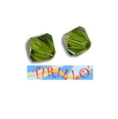 SWAROVSKI ® - 50 bicono 4mm art.5301 - Olivine (228)