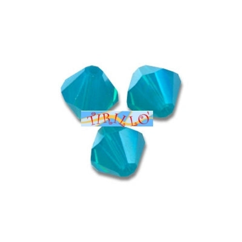 SWAROVSKI ® - 50 bicono 4mm - caribbean blue opal (394)