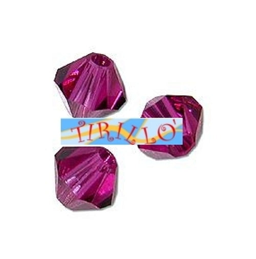 SWAROVSKI ® - 50 bicono 4mm art.5301 - Fuchsia (502)