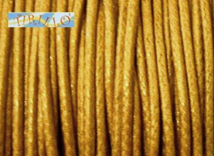 BIGIOTTERIA - 20 metri filo cerato marrone chiaro - 0,7 mm
