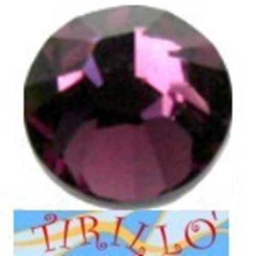 100 STRASS TERMOADESIVI HOT FIX 4 MM - Amethyst