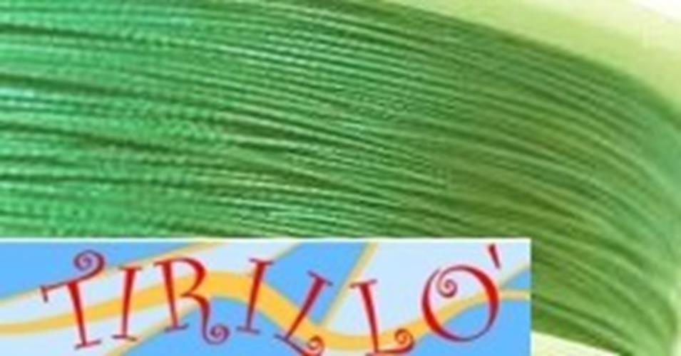 BIGIOTTERIA - 20 metri cavetto d'acciaio mm 0,38 - verde