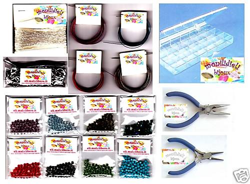 BIGIOTTERIA- kit completo per creare gioielli Swarovski