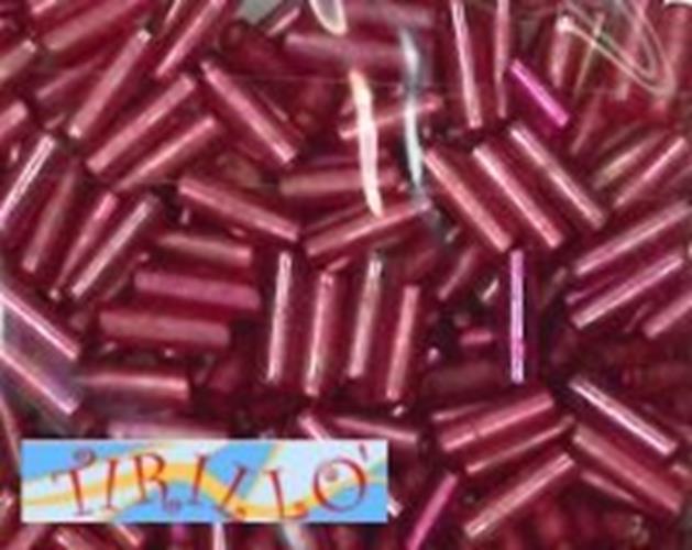 BIGIOTTERIA PERLINE - Perline cannucce di vetro 8 mm 20 g - Fuchsia