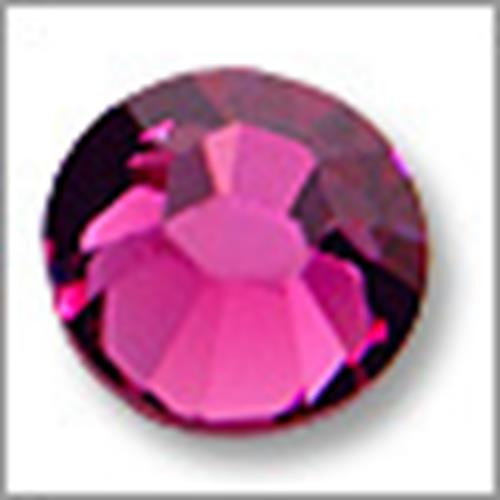 100 STRASS TERMO VIVA12 PRECIOSA HOT FIX 3 MM - Fuchsia