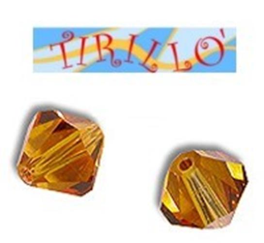 SWAROVSKI ® - 20 bicono 6mm - Topaz (Colore 203)