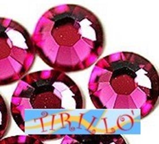 100 STRASS TERMOADESIVI PRECIOSA HOT FIX 2 MM - ROSE