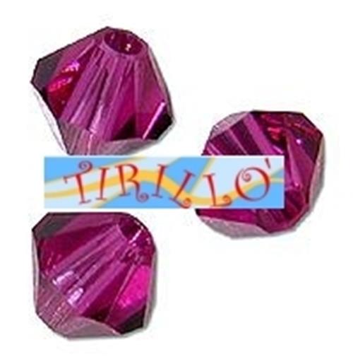 SWAROVSKI ® - 40 bicono 6mm - Fuchsia (Colore 502)