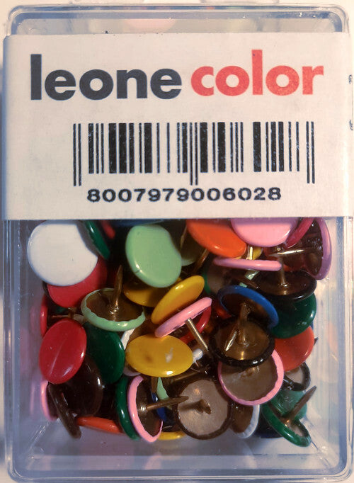 CANCELLERIA UFFICIO - 300 puntine da disegno colorate