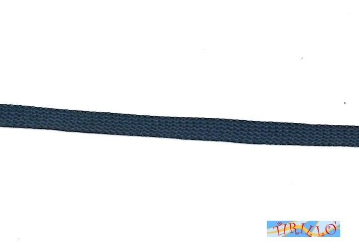 CARTONAGGIO LEGATORIA - 5 metri nastro segnalibro intrecciato 5 mm - Blu scuro