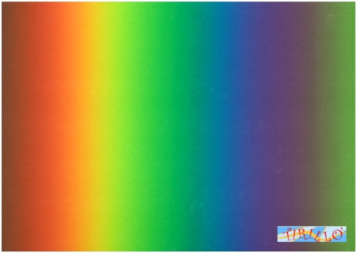 CARTOLERIA - 6 cartoncini 50x70cm - 120 g - Arcobaleno