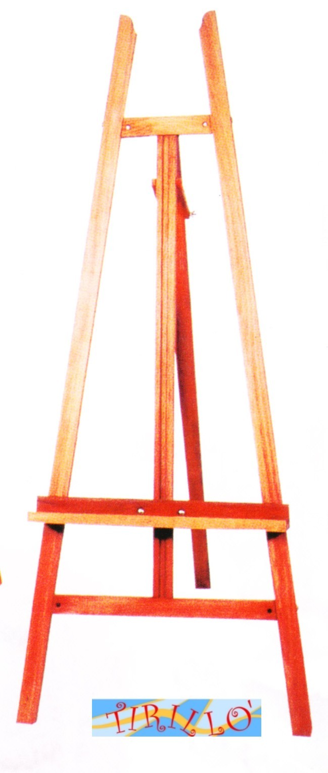 PITTURA - Cavalletto a lira in legno