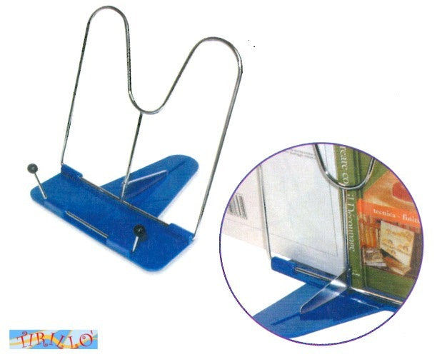 DISEGNO PITTURA - Leggio reggi libro in metallo e plastica - Viola