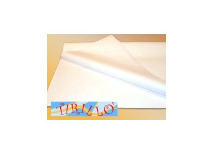 IMBALLAGGI - 12 fogli carta da pacchi 70x100 cm - bianco