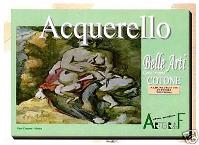 PITTURA AD ACQUERELLO - Album cm33x48 - 15 fogli