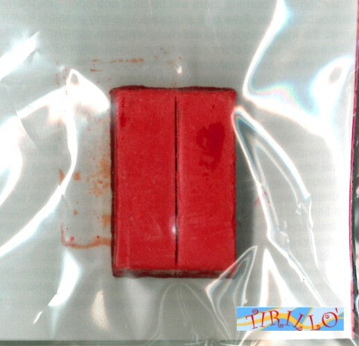 CANDELE - 4 pigmenti pastiglie coloranti per cera e cera gel - Rosso