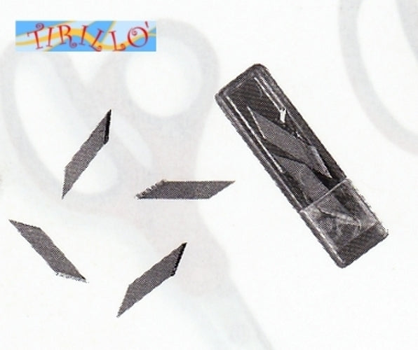 CARTOLERIA DECORAZIONE SCRAP - Lame di ricambio per bisturi per bricolage - 6 pz