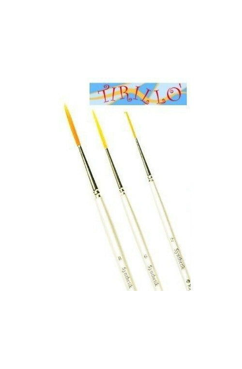 1 pennello sintetico per calligrafia n. 2