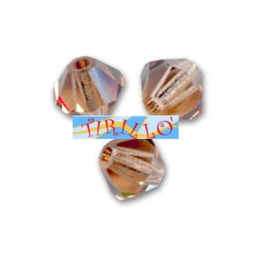 SWAROVSKI ® - 50 bicono 4mm- light smoked topaz (221)