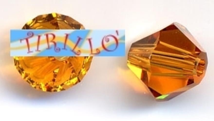 SWAROVSKI - 10 BICONO super size 10 mm - Topaz (203)