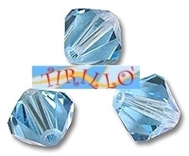SWAROVSKI ® - 20 bicono 6mm - Aquamarine (Colore 202)