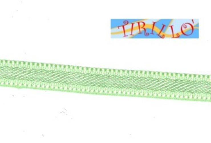 MERCERIA - 20 metri nastro di raso altezza 6 millimetri - Verde chiaro