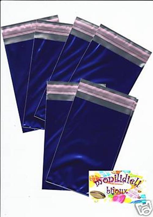 BIGIOTTERIA PERLINE - 50 bustine lucide blu cm 10 x 15