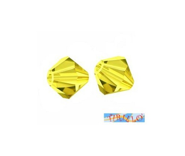 SWAROVSKI ® - 50 bicono 4mm art.5301 - Citrine (249)