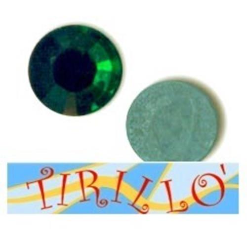 100 STRASS TERMOADESIVI PRECIOSA HOT FIX 4 MM - Green Tourmaline