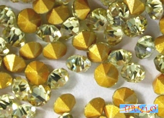200 strass Preciosa base a diamante SS0 1 mm - Jonquil