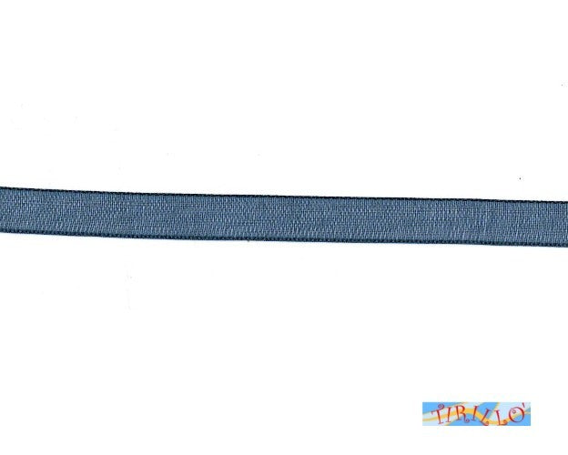 MERCERIA - 10 metri di nastro di organza altezza 6 millimetri - Blu