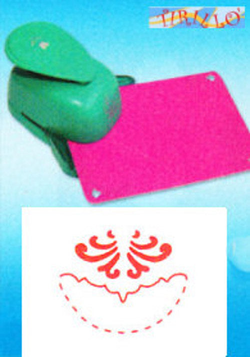 SCRAPBOOKING - PERFORATORE PUNZONATORE PUNCHER -Angolo modern 20 mm
