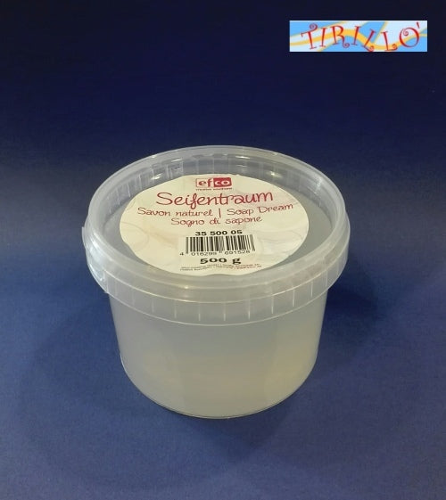 SAPONI - 1 barattolo di sapone grezzo trasparente - 500 g