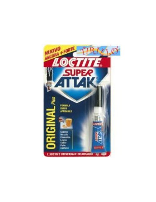BIGIOTTERIA PERLINE - Colla Super Attack Loctite Original plus - 4g