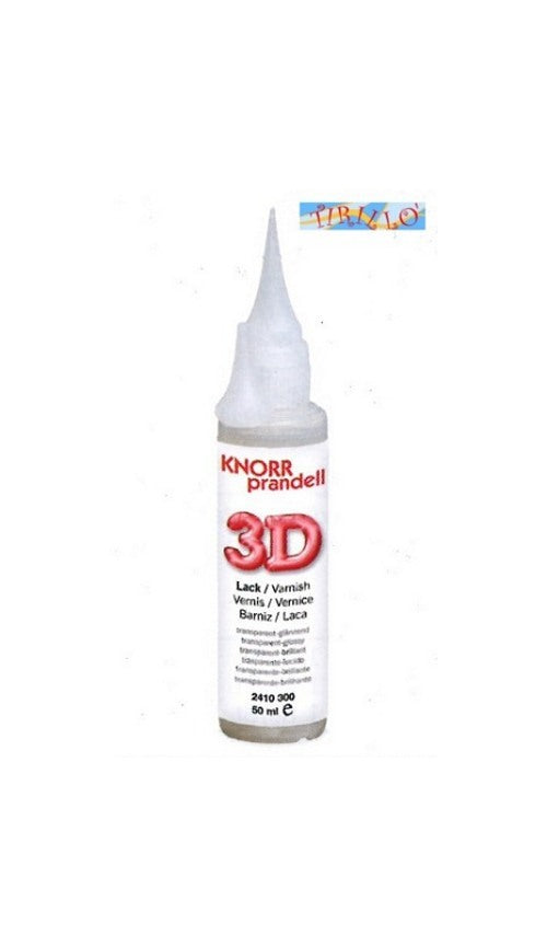 SCRAPBOOKING DECORAZIONE - Vernice trasparente 3D a rilievo - 50 ml