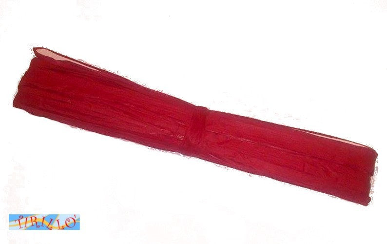 DECORAZIONE - 100 metri di rafia di carta - Rosso