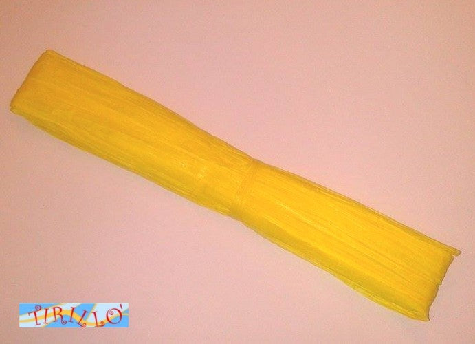 DECORAZIONE - 100 metri di rafia di carta - Giallo