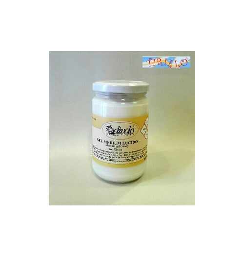 DECOUPAGE DECORAZIONE - Gel medium acrilico/Colla per decoupage- 125 ml