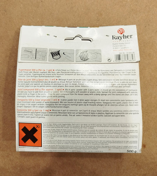 Pasta sigillante in polvere cementite per fughe mosaico - 500 g