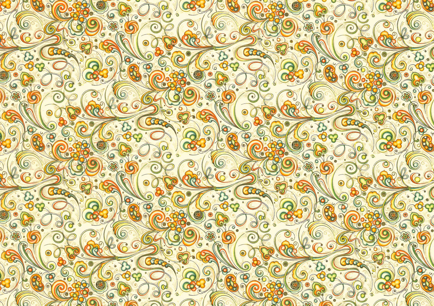 2 fogli carta legatoria découpage e cartonaggio 50x70 cm - Floreale astratto