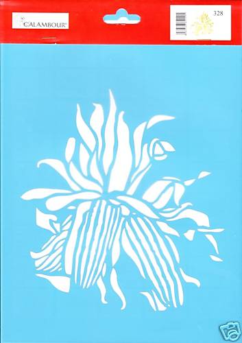 STENCIL - mascherina in plastica - pannocchie