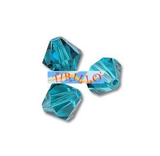 SWAROVSKI ® - 50 bicono 4mm art.5301- Blue Zircon (229)