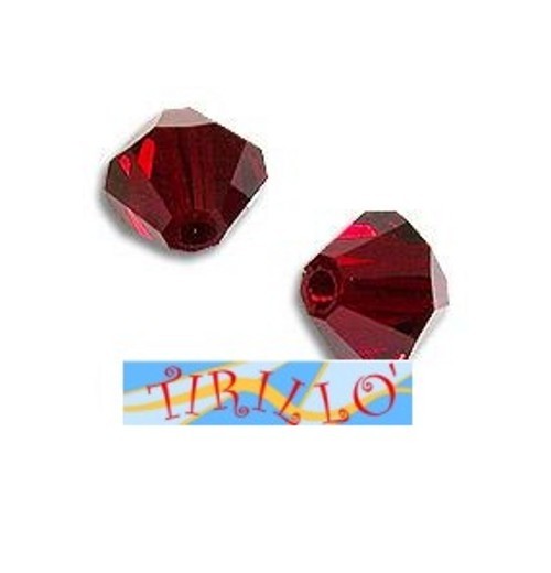 SWAROVSKI ® - 50 bicono 4mm art.5301 - siam (208)