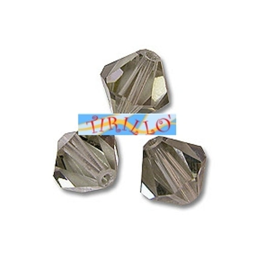 SWAROVSKI ® - 50 bicono 4mm 5301- black diamond (215)