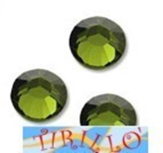 100 STRASS TERMOADESIVI  HOT FIX 4 MM - Olivine