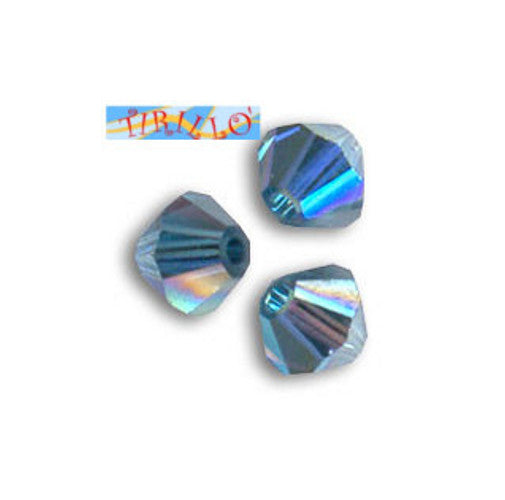 SWAROVSKI ® - 50 bicono 4mm - montana ab  (207)