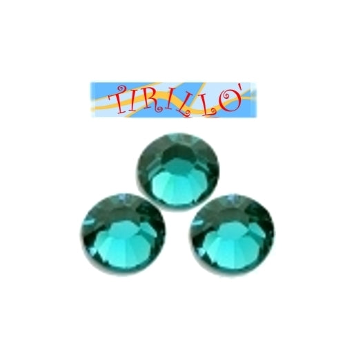 100 STRASS PRECIOSA HOT FIX 5MM- Blue Zircon