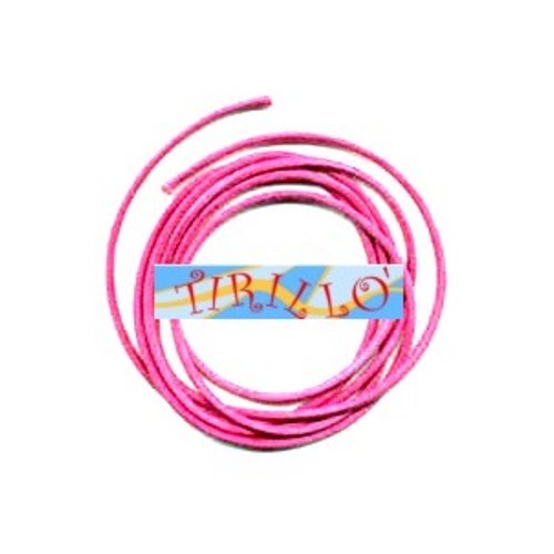 BIGIOTTERIA PERLINE - 20 metri di filo cerato fucsia 1 mm