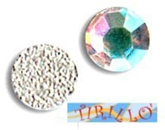 100 STRASS TERMOADESIVI HOT FIX 3 MM - CRYSTAL AB
