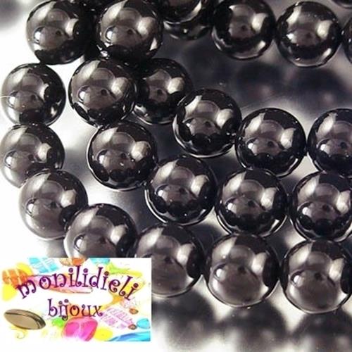 SWAROVSKI Crystal Mystic Black Pearl mm8 factory pack